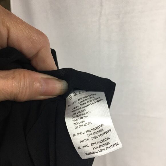 Copper& Ella black skirt tie front medium easycare - Picture 5 of 6